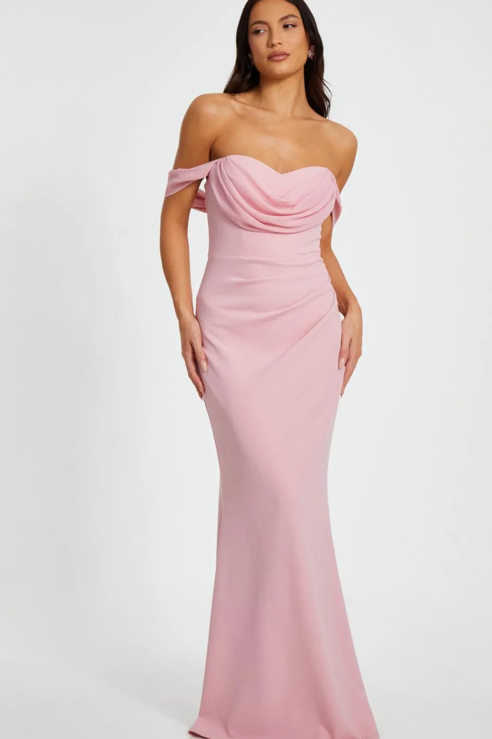 Quiz Prom Dresses|Prom & Ball>Chiffon Bardot Maxi Dress