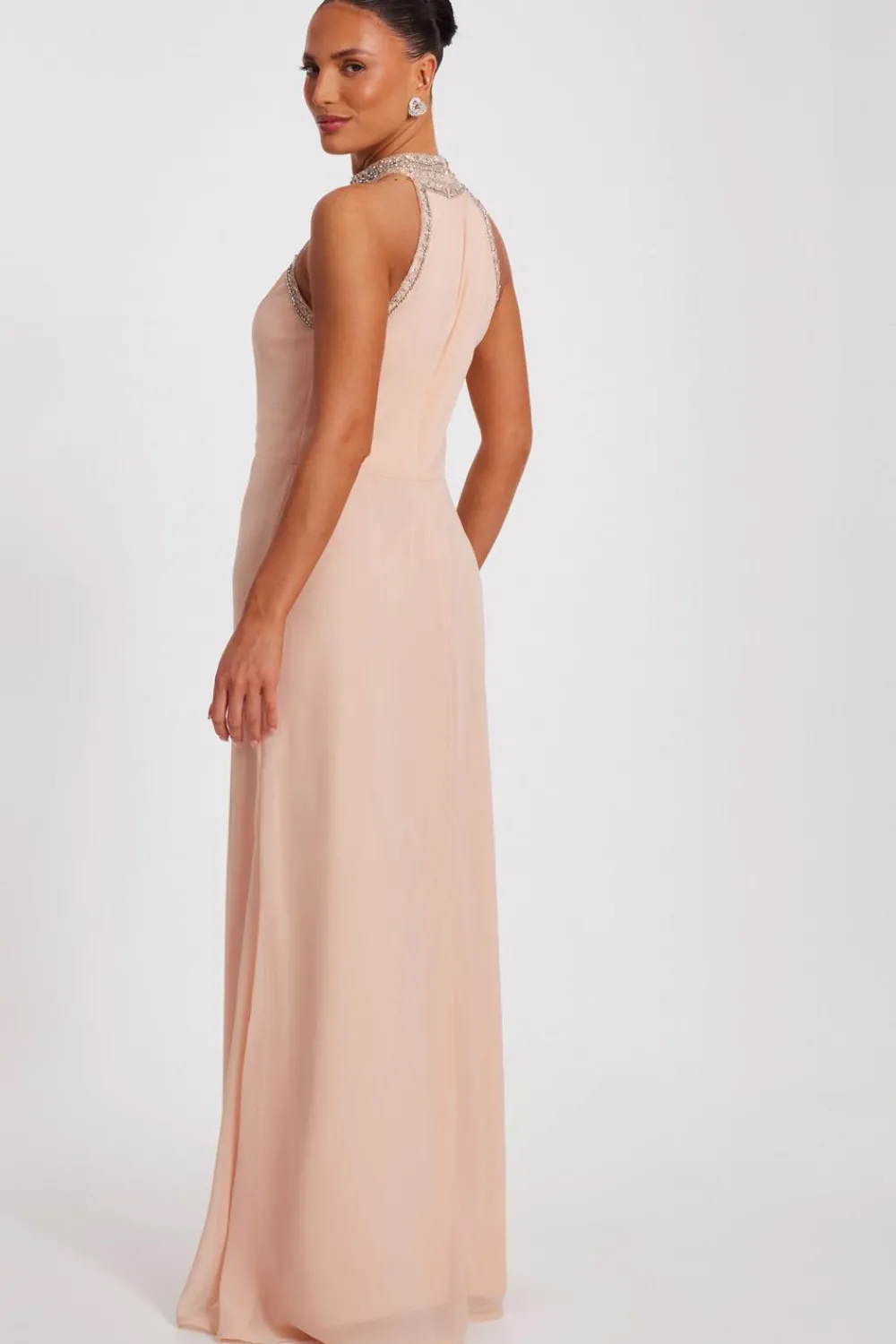 Quiz Prom Dresses|Prom & Ball>Embellished Chiffon Maxi Dress