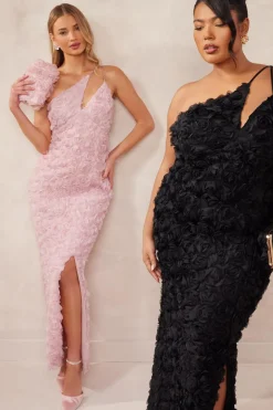 Quiz Prom Dresses|Prom & Ball>One Shoulder Floral Maxi Dress