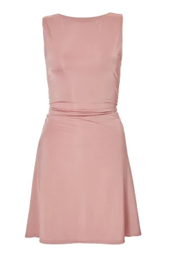 Quiz Summer Clothes|Going Out>Blush Ruched A-Line Mini Dress