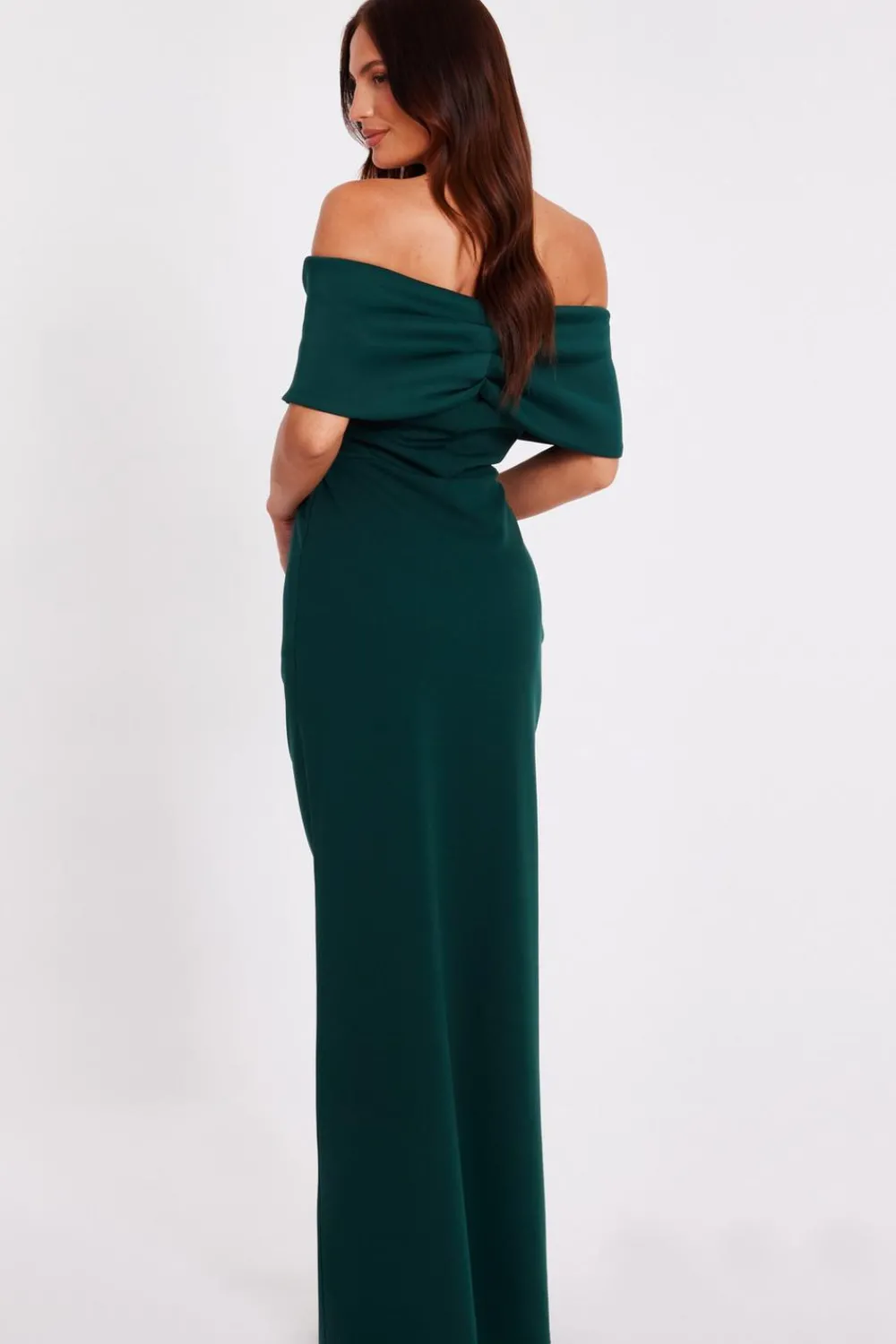 Quiz Evening Dresses|Prom Dresses>Bardot Wrap Maxi Dress