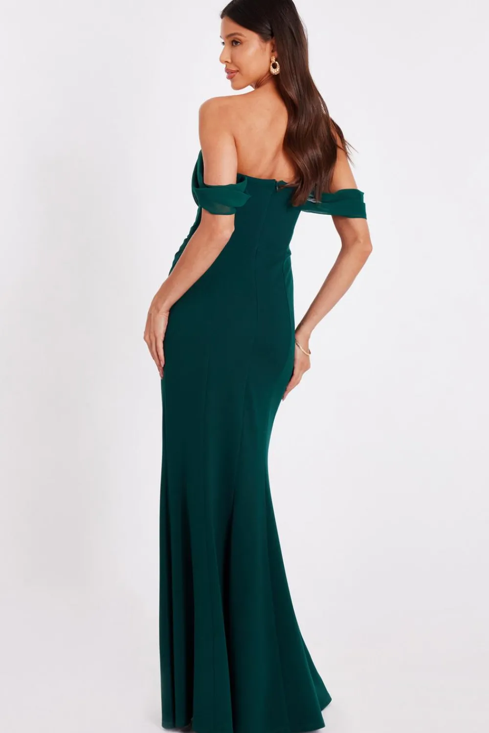 Quiz Prom Dresses|Prom & Ball>Chiffon Bardot Maxi Dress