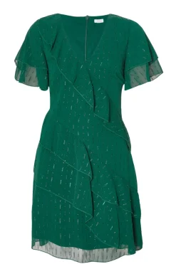 Quiz Day At The Races|Christening Guest>Chiffon Ruffle Mini Dress