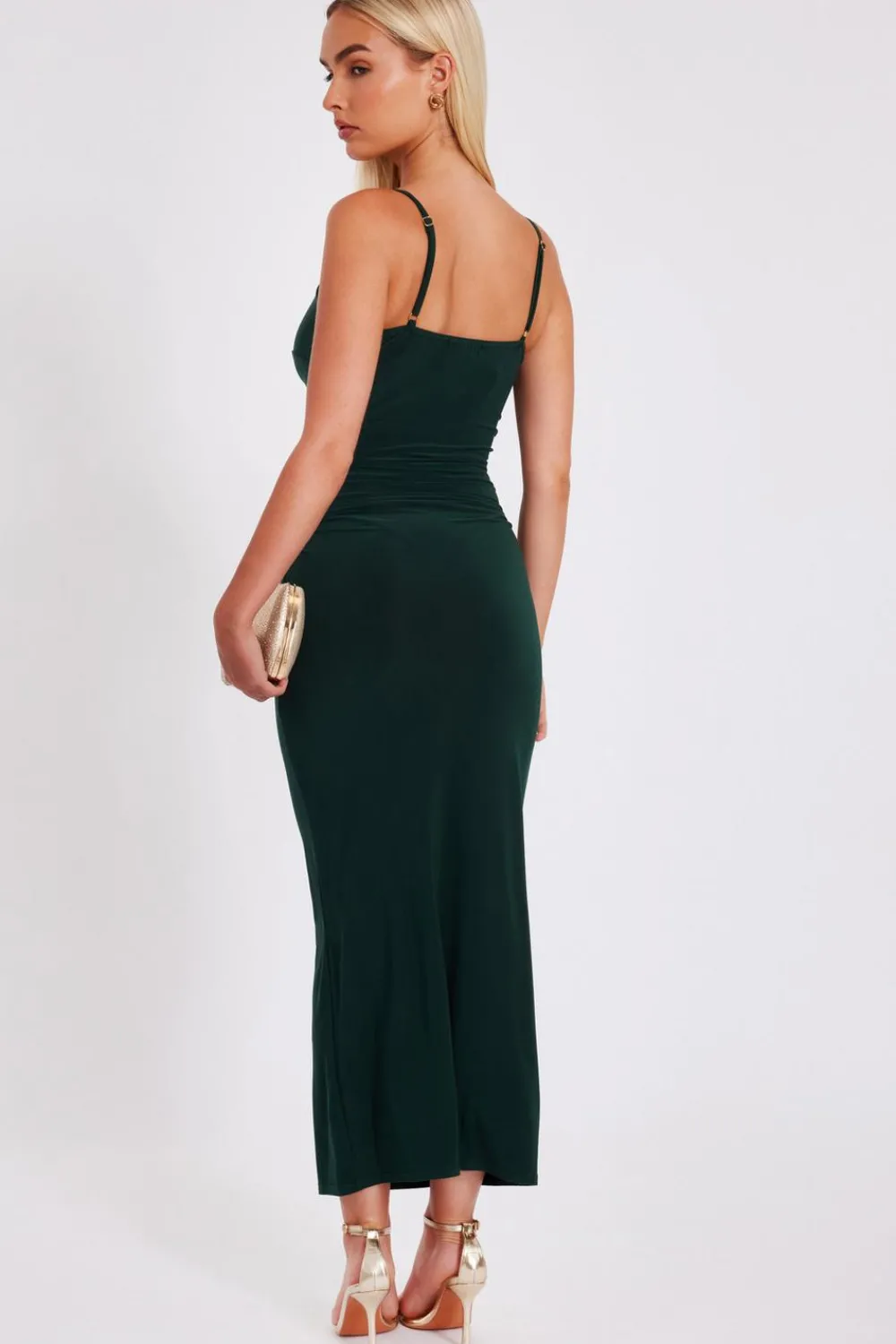 Quiz Going Out|Dresses>Knot Detail Midaxi Dress