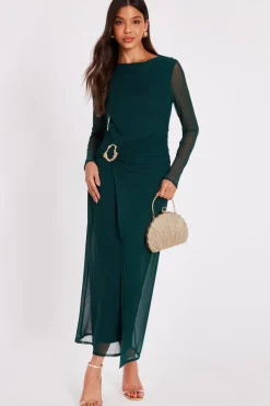 Quiz Modest|Going Out>Mesh Buckle Midaxi Dress