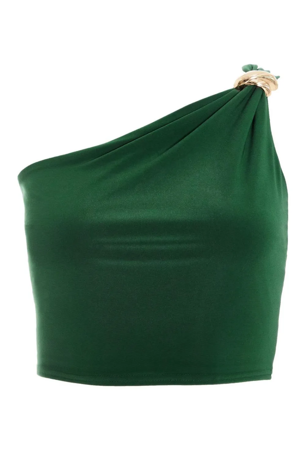 Quiz Going Out Tops|Crop Tops>Bottle One Shoulder Crop Top