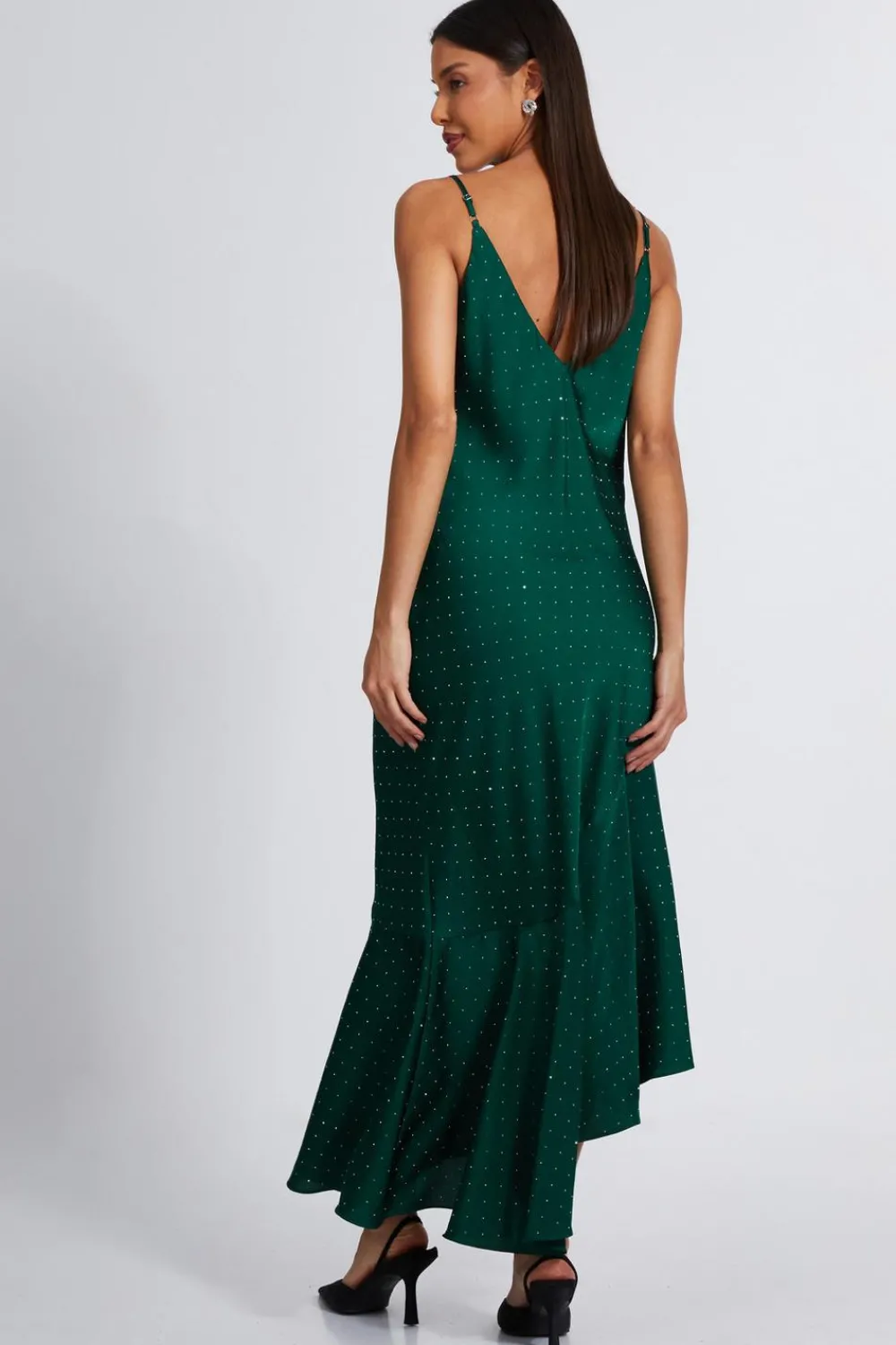 Quiz Prom Dresses|Evening Dresses>Satin Asymmetric Midaxi Dress