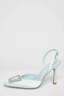 Quiz Occasion Shoes|Heels>Bridal Brooch Court Heels