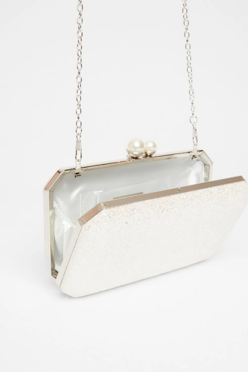 Quiz Wedding Accessories|Bride To Be>Bridal Shimmer Box Bag