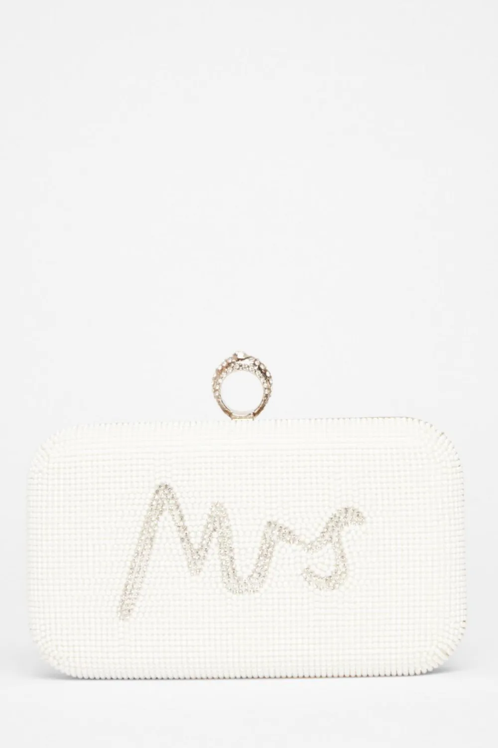 Quiz Wedding Accessories|Bride To Be>Bridal Silver Pearl Box Bag