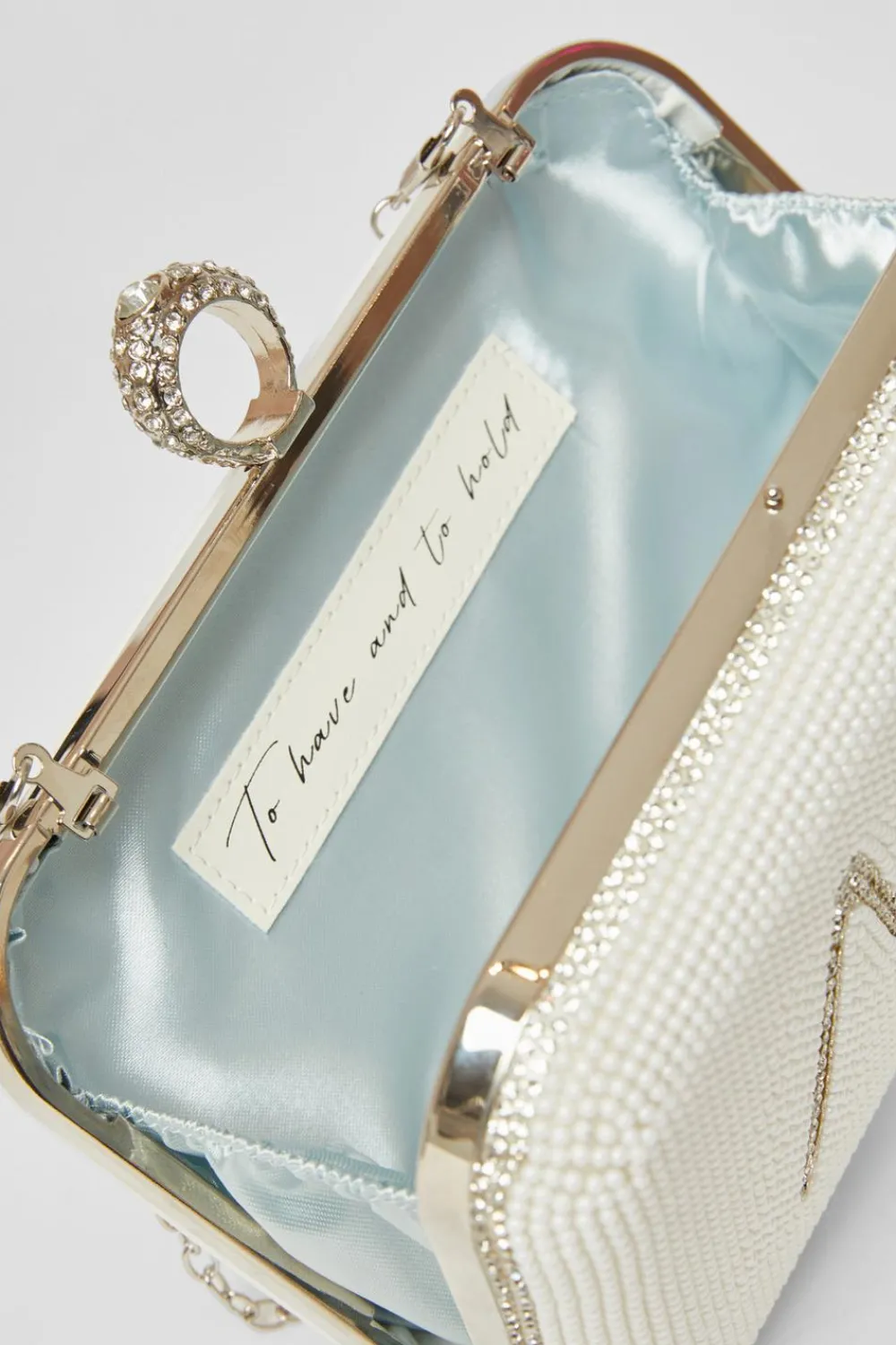 Quiz Wedding Accessories|Bride To Be>Bridal Silver Pearl Box Bag