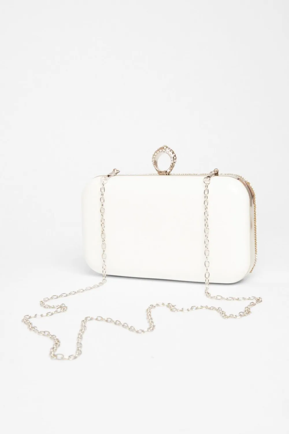 Quiz Wedding Accessories|Bride To Be>Bridal Silver Pearl Box Bag