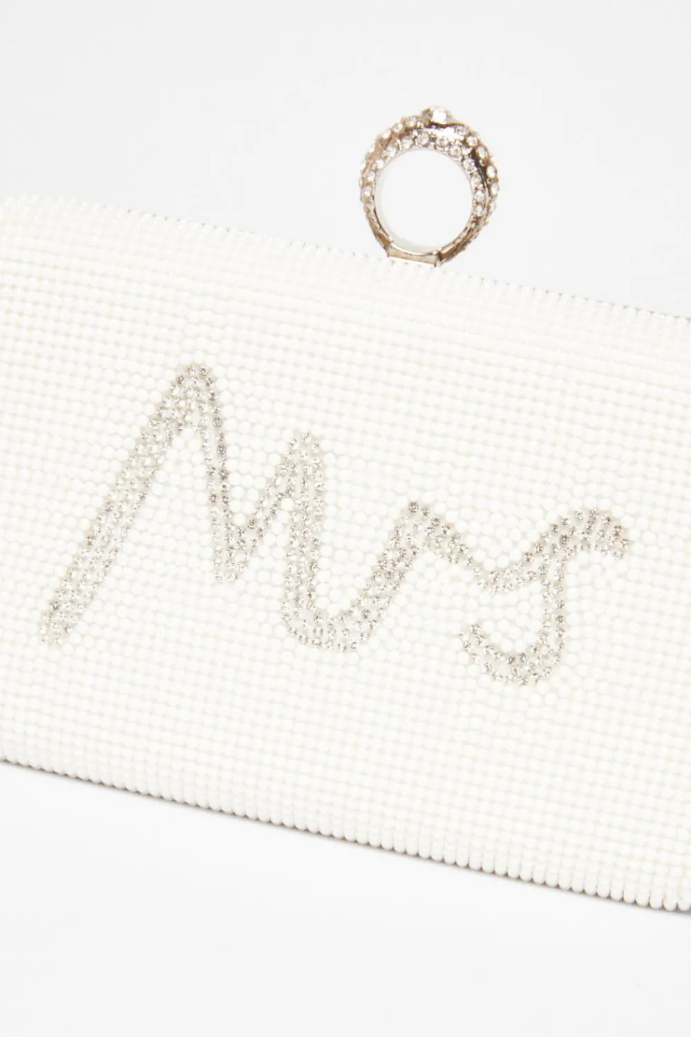 Quiz Wedding Accessories|Bride To Be>Bridal Silver Pearl Box Bag