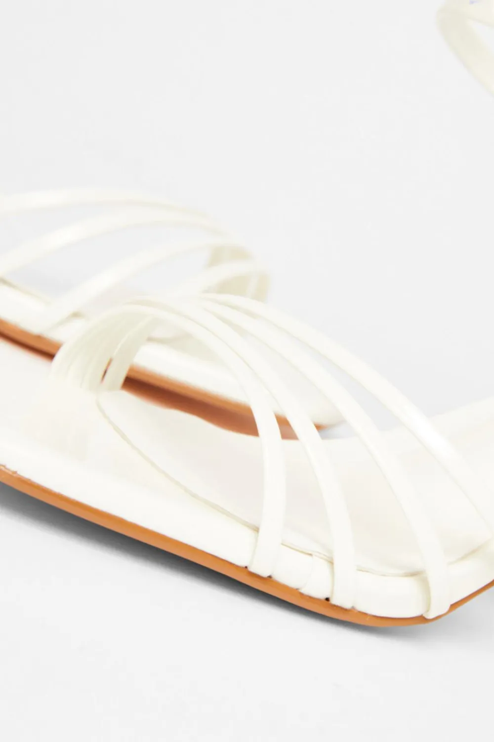 Quiz Shoe & Bag Sets|Sandals>Bridal White Block Heel Sandals