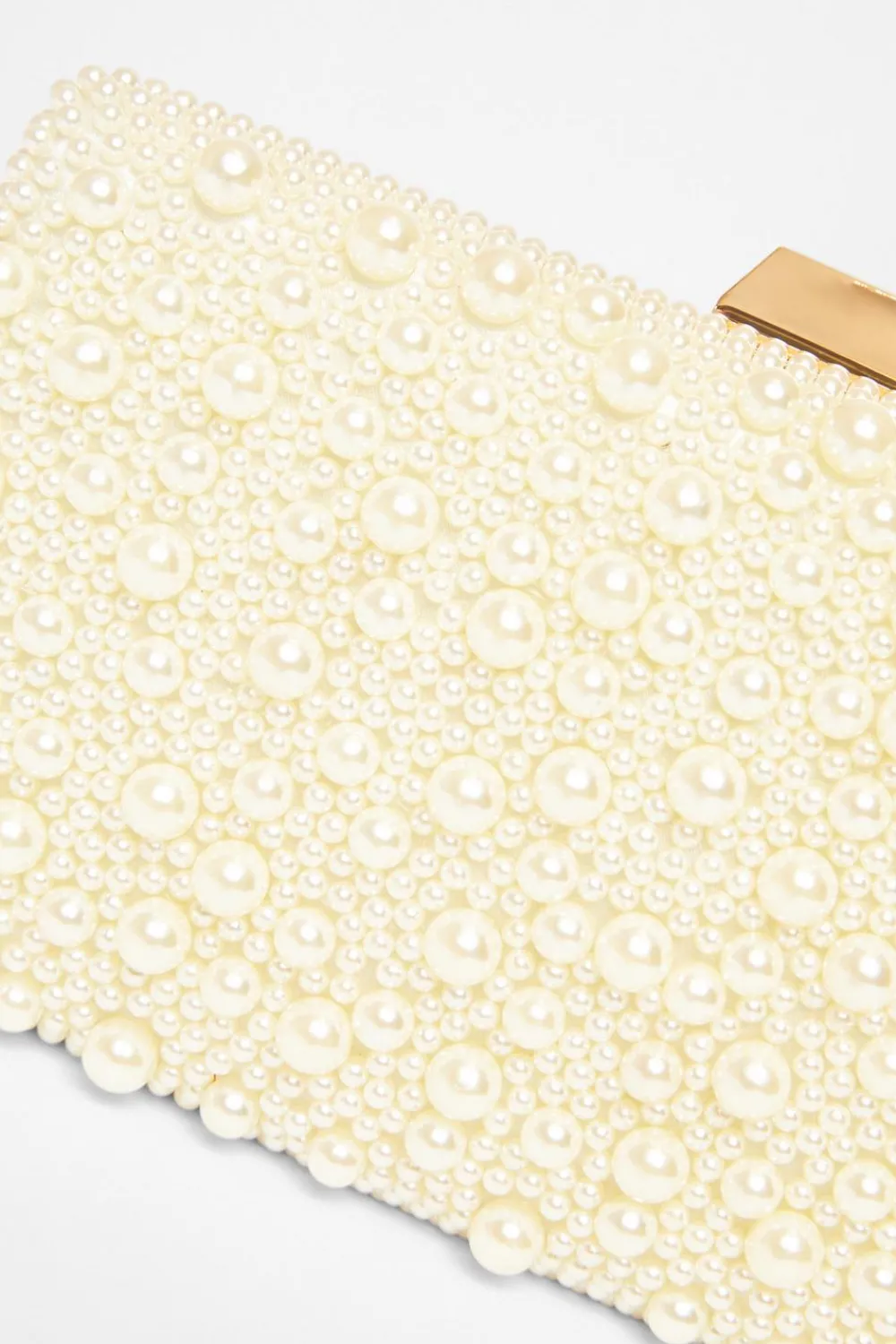 Quiz Wedding Accessories|Bride To Be>Bridal White Pearl Box Bag