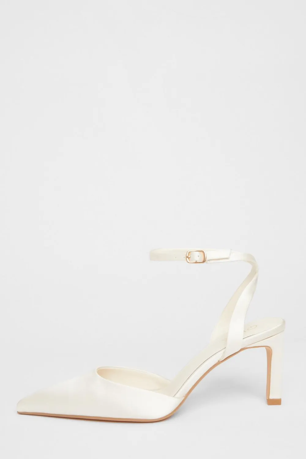 Quiz Occasion Shoes|Heels>Bridal White Satin Court Heels