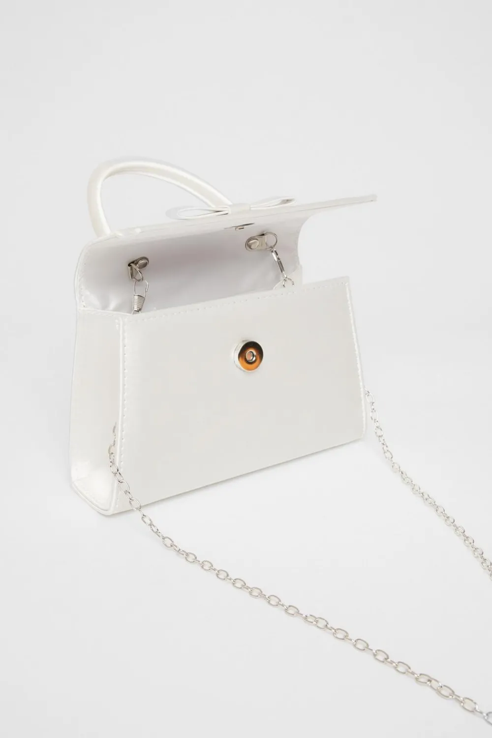 Quiz Wedding Accessories|Bride To Be>Bridal Satin Top Handle Bag