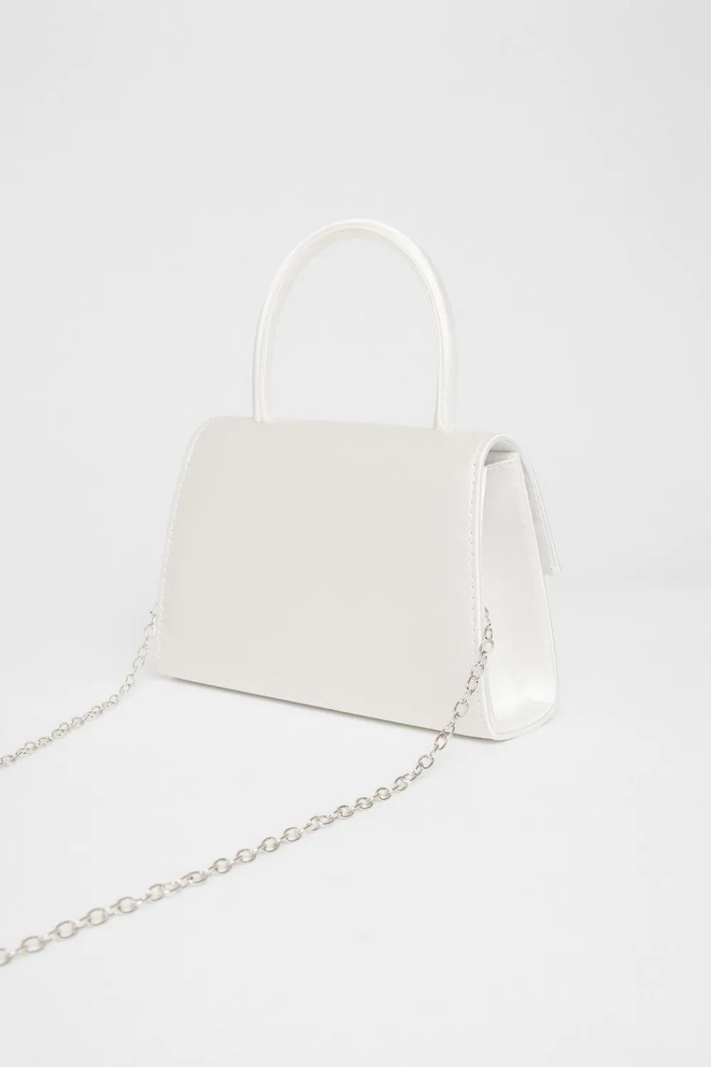 Quiz Wedding Accessories|Bride To Be>Bridal Satin Top Handle Bag