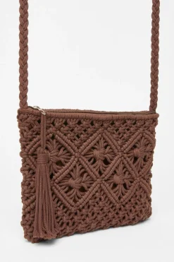 Quiz Holiday Accessories|Bags>Crochet Cross Body Bag