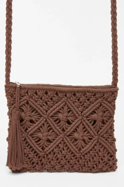 Quiz Holiday Accessories|Bags>Crochet Cross Body Bag