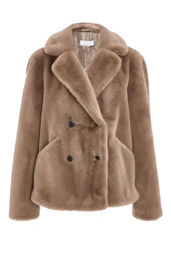 Quiz Jackets & Coats|Going Out>Brown Faux Fur Jacket