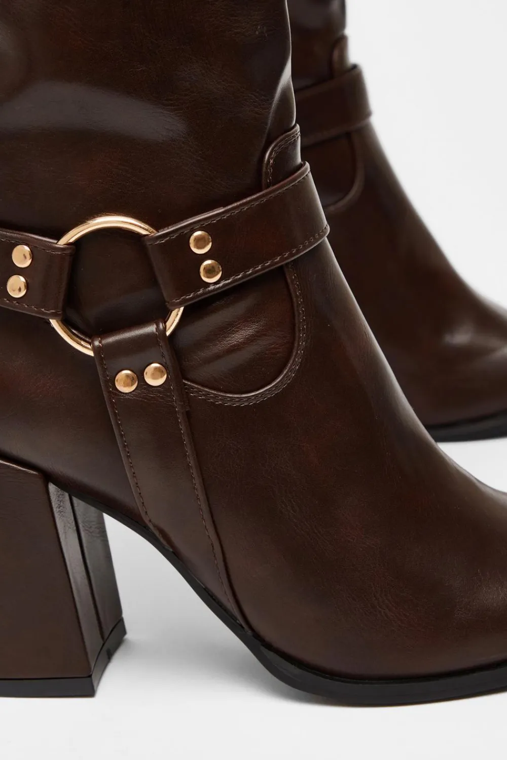 Quiz Boots>Faux Leather Knee High Boots