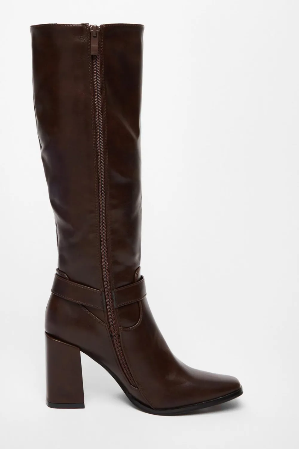 Quiz Boots>Faux Leather Knee High Boots