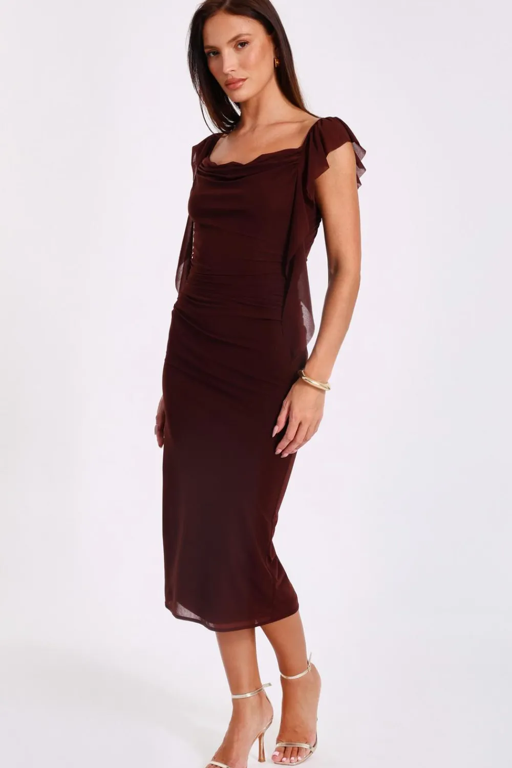 Quiz Day At The Races|Christening Guest>Frill Midi Dress
