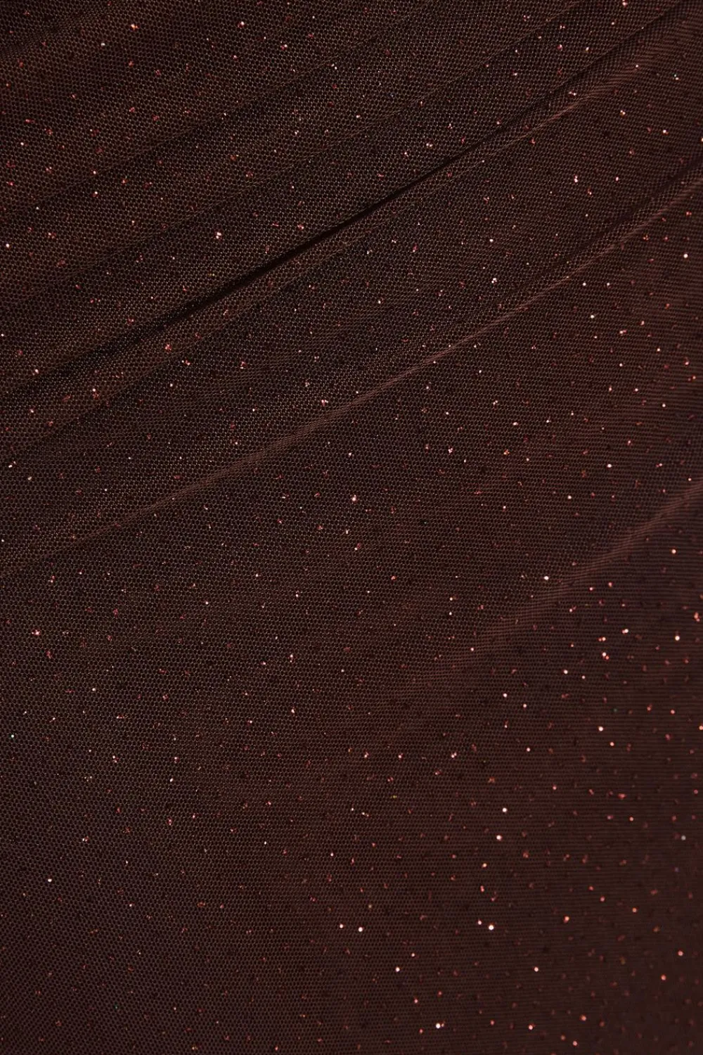 Quiz Skirts|Co-Ords>Brown Glitter Mesh Midaxi Skirt