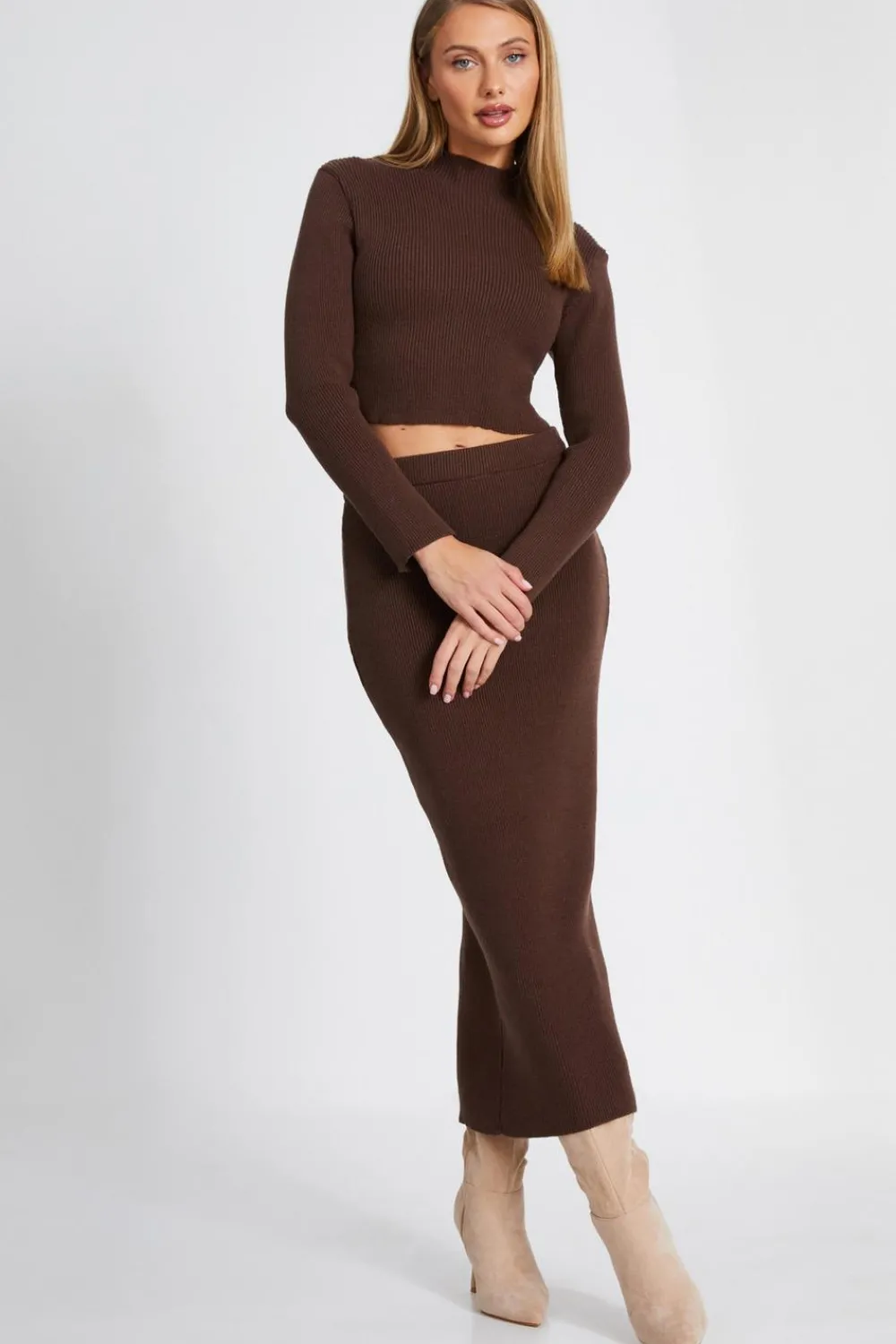 Quiz Skirts|Co-Ords>Knit Midaxi Skirt