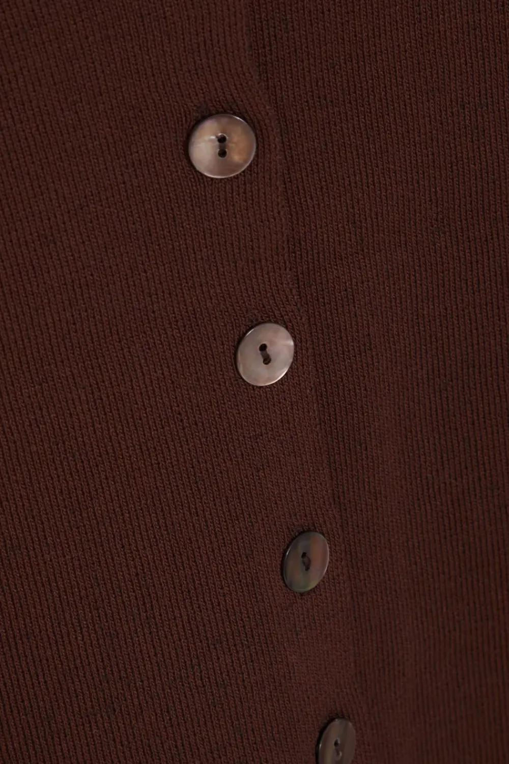 Quiz Waistcoat|Tops>Brown Knitted Waistcoat
