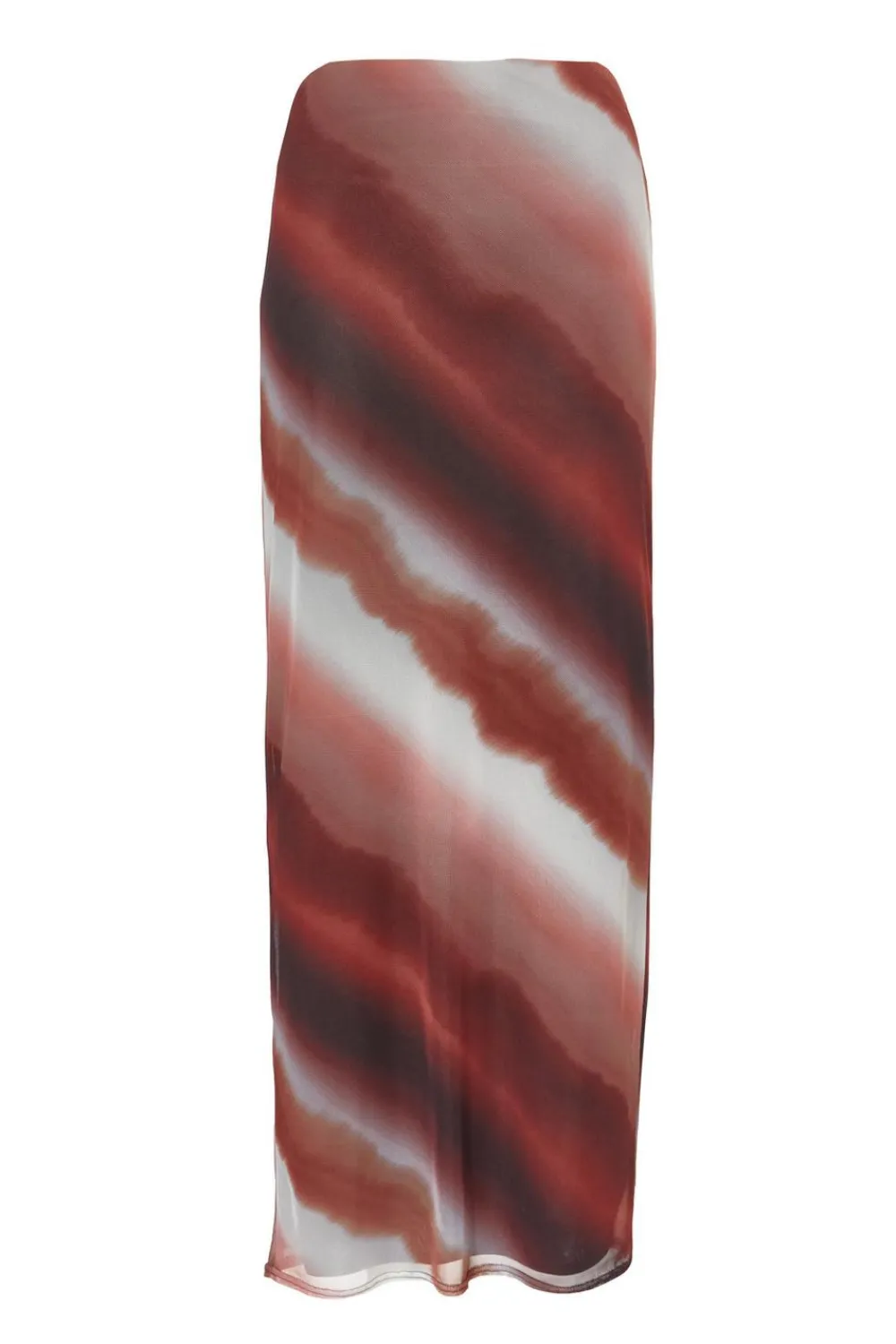 Quiz Summer Clothes|Skirts>Brown Mesh Ombre Maxi Skirt