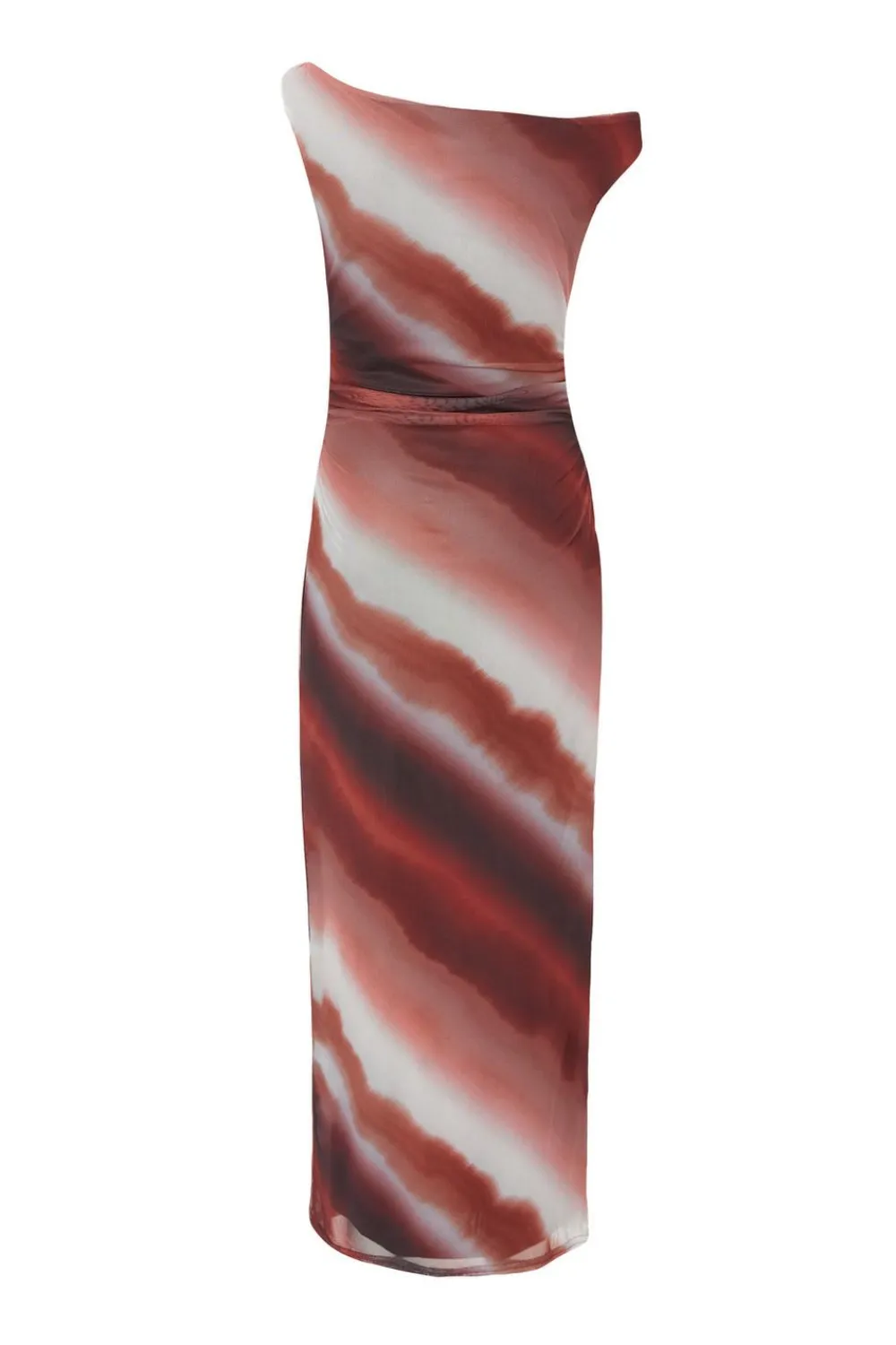 Quiz Holiday|Going Out>Brown Mesh Ombre Midaxi Dress