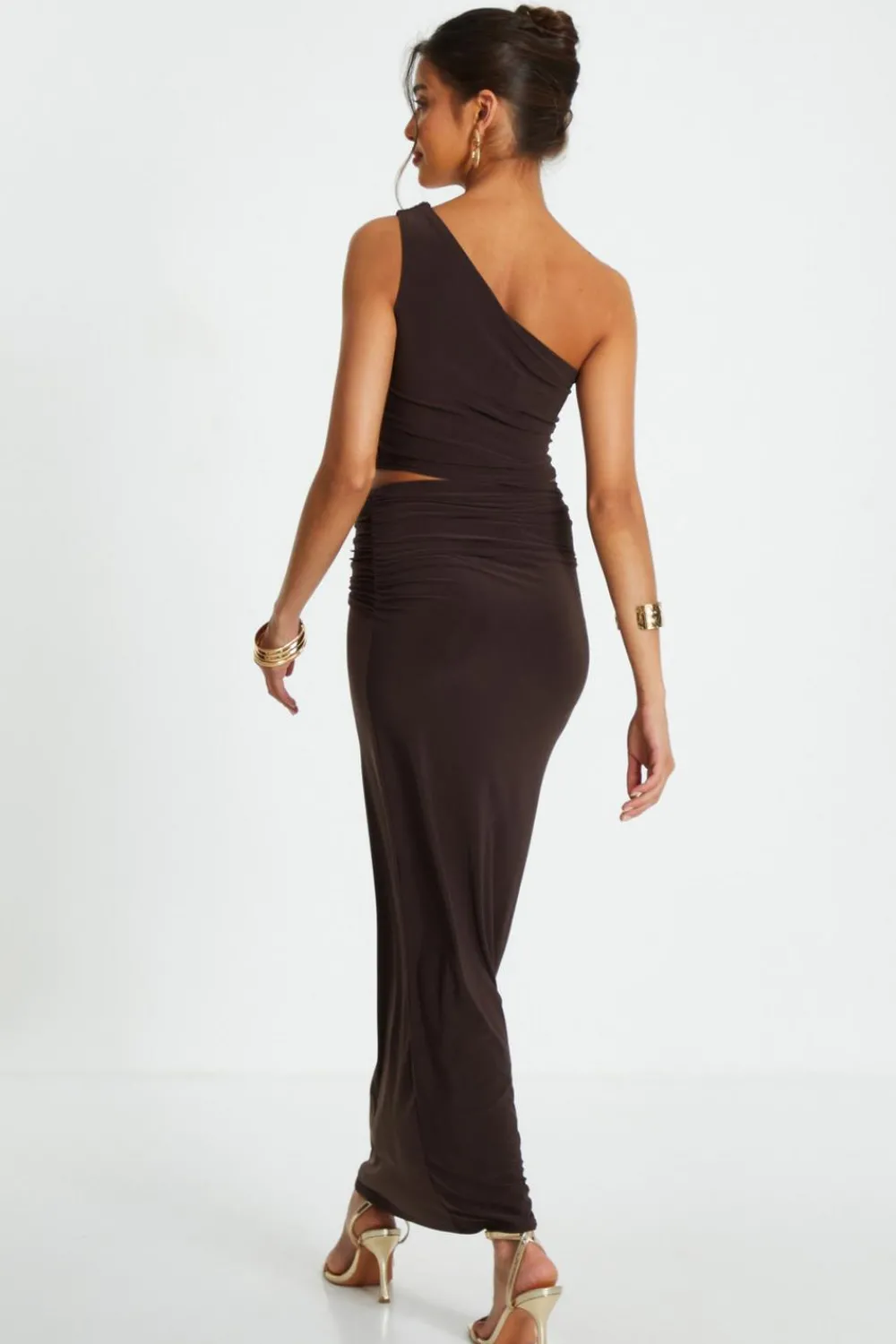 Quiz Going Out Tops|Tops>One Shoulder Crop Top