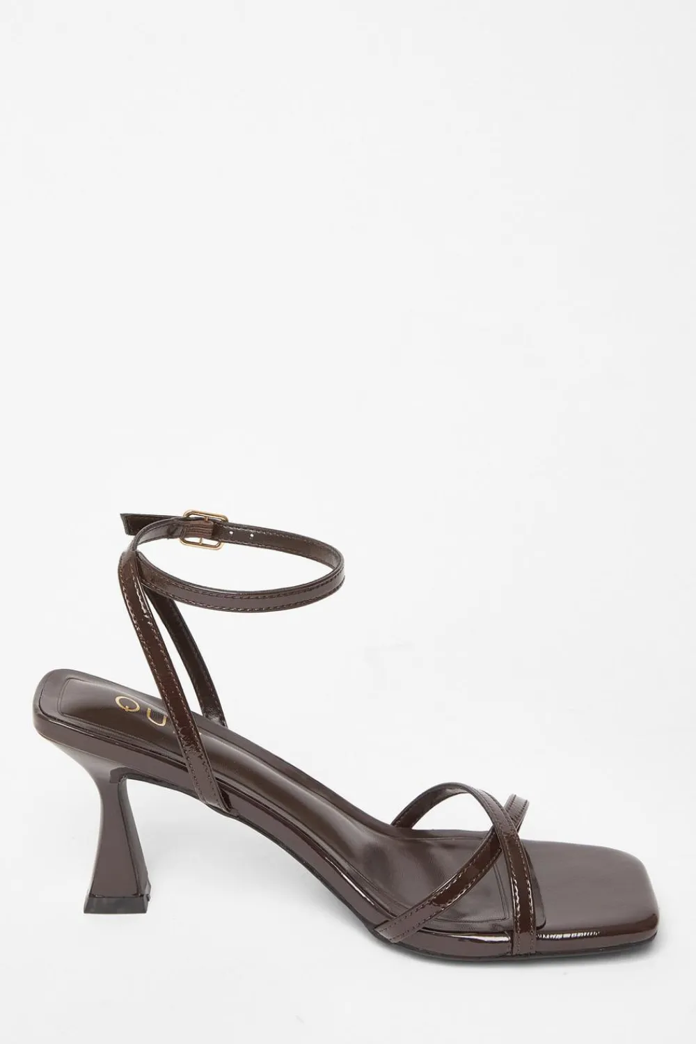 Quiz Heels>Patent Flared Heels