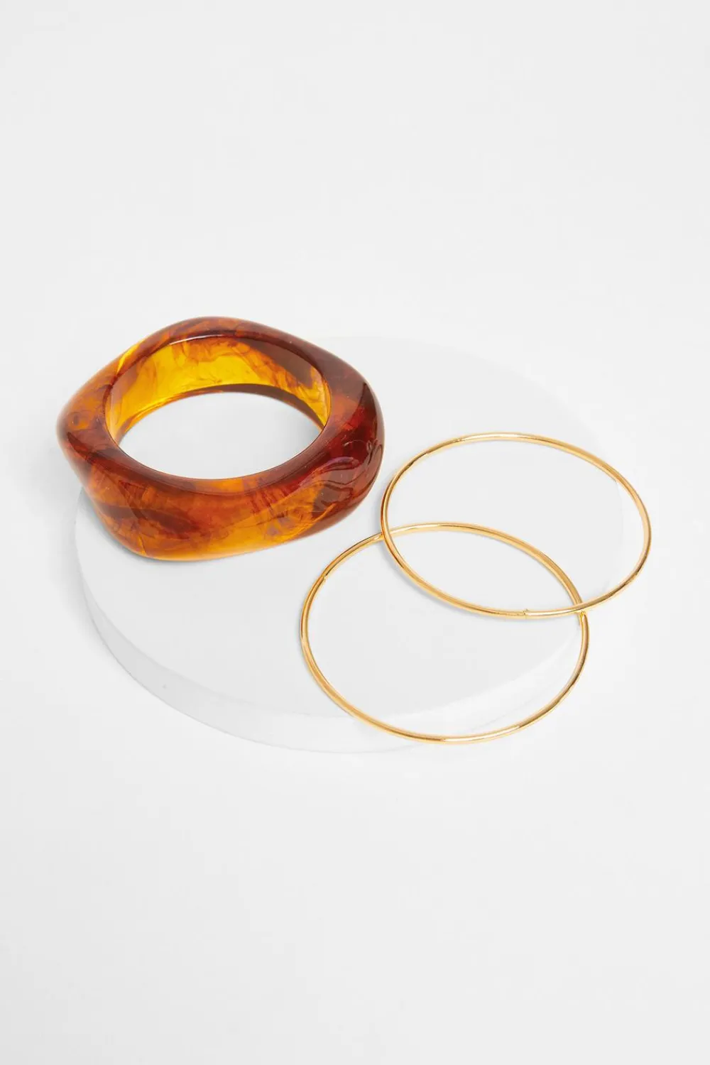 Quiz Jewellery Sets|Jewellery>Brown Resin Bangle Set