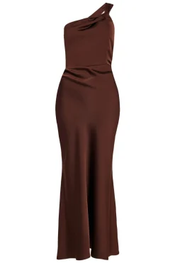 Quiz Evening Dresses|Day At The Races>Satin One Shoulder Midaxi Dress