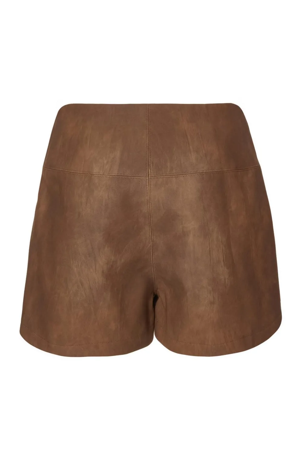 Quiz Skirts|Going Out>Brown Studded Faux Leather Skort