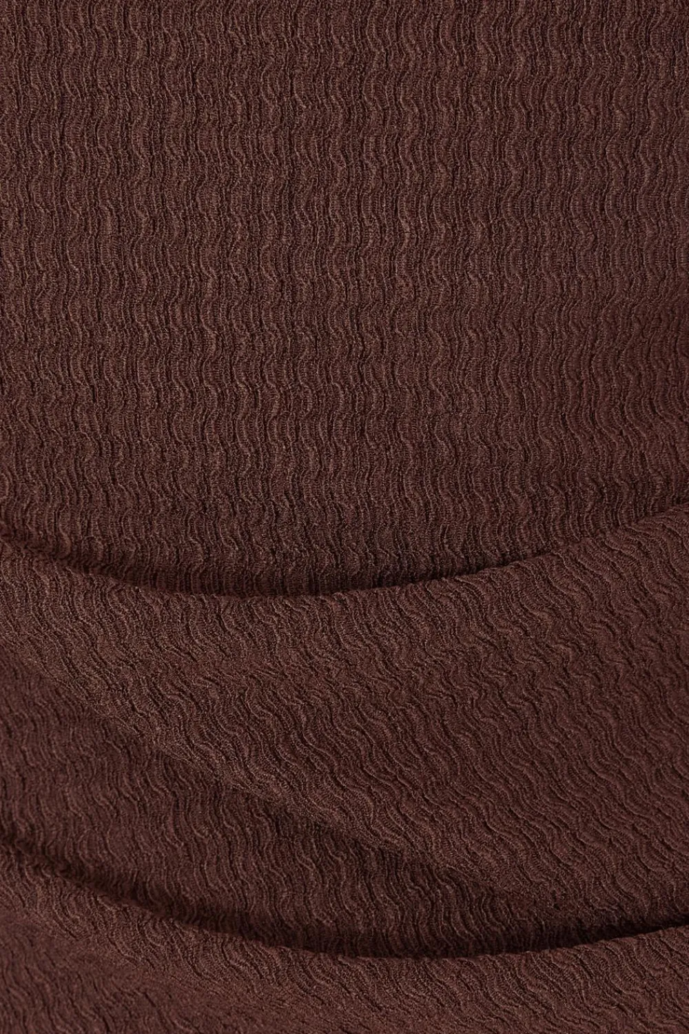 Quiz Going Out Tops|Tops>Brown Textured Bandeau Top