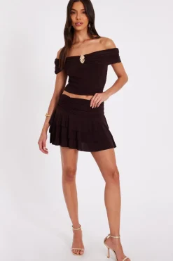 Quiz Holiday|Going Out>Tiered Mini Skort