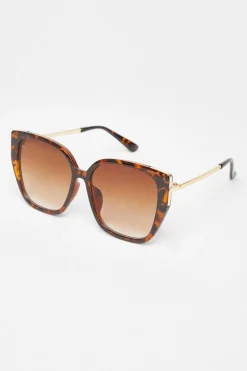 Quiz Holiday Accessories>Tortoiseshell Cat Eye Sunglasses
