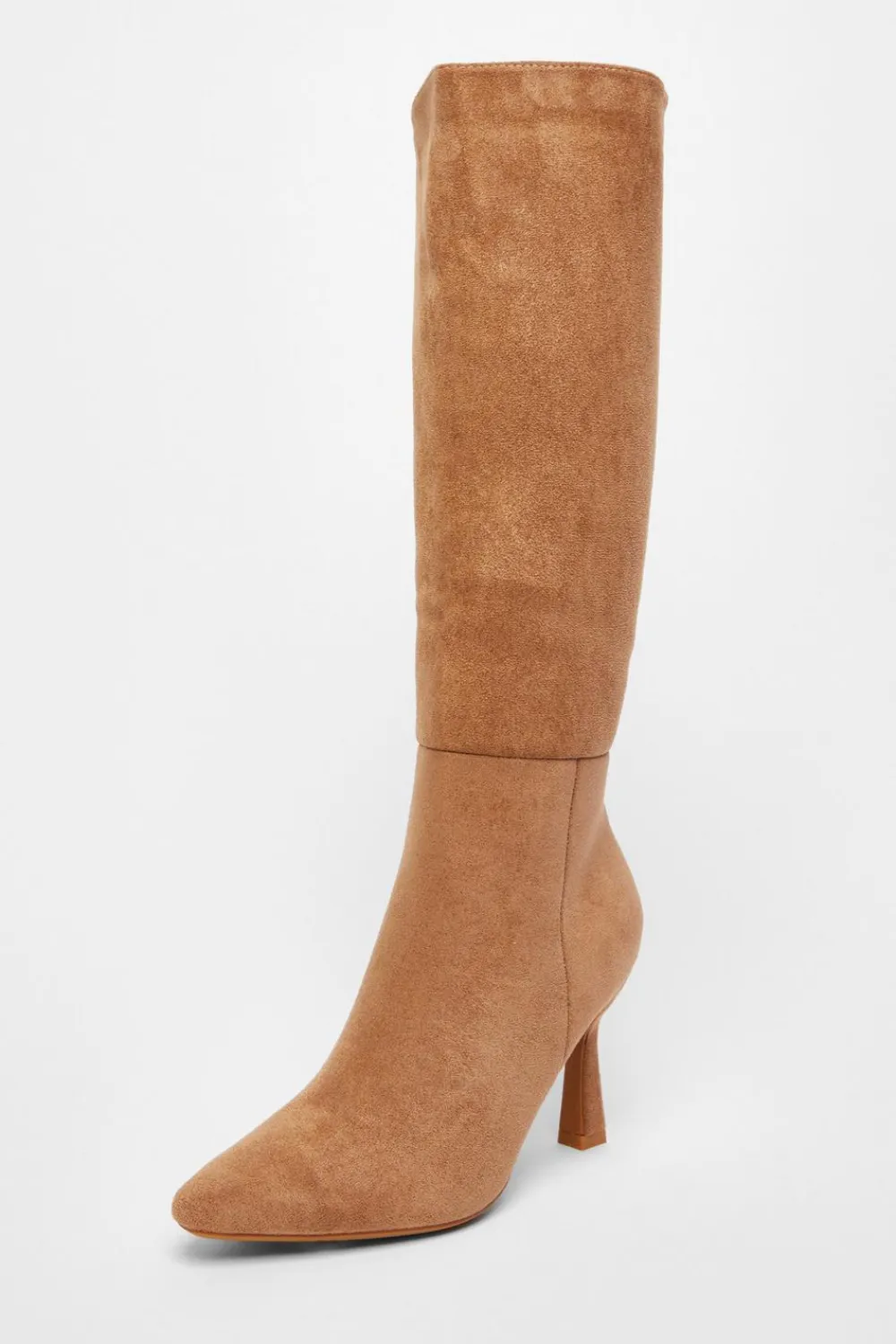 Quiz Boots>Faux Suede Knee High Boots