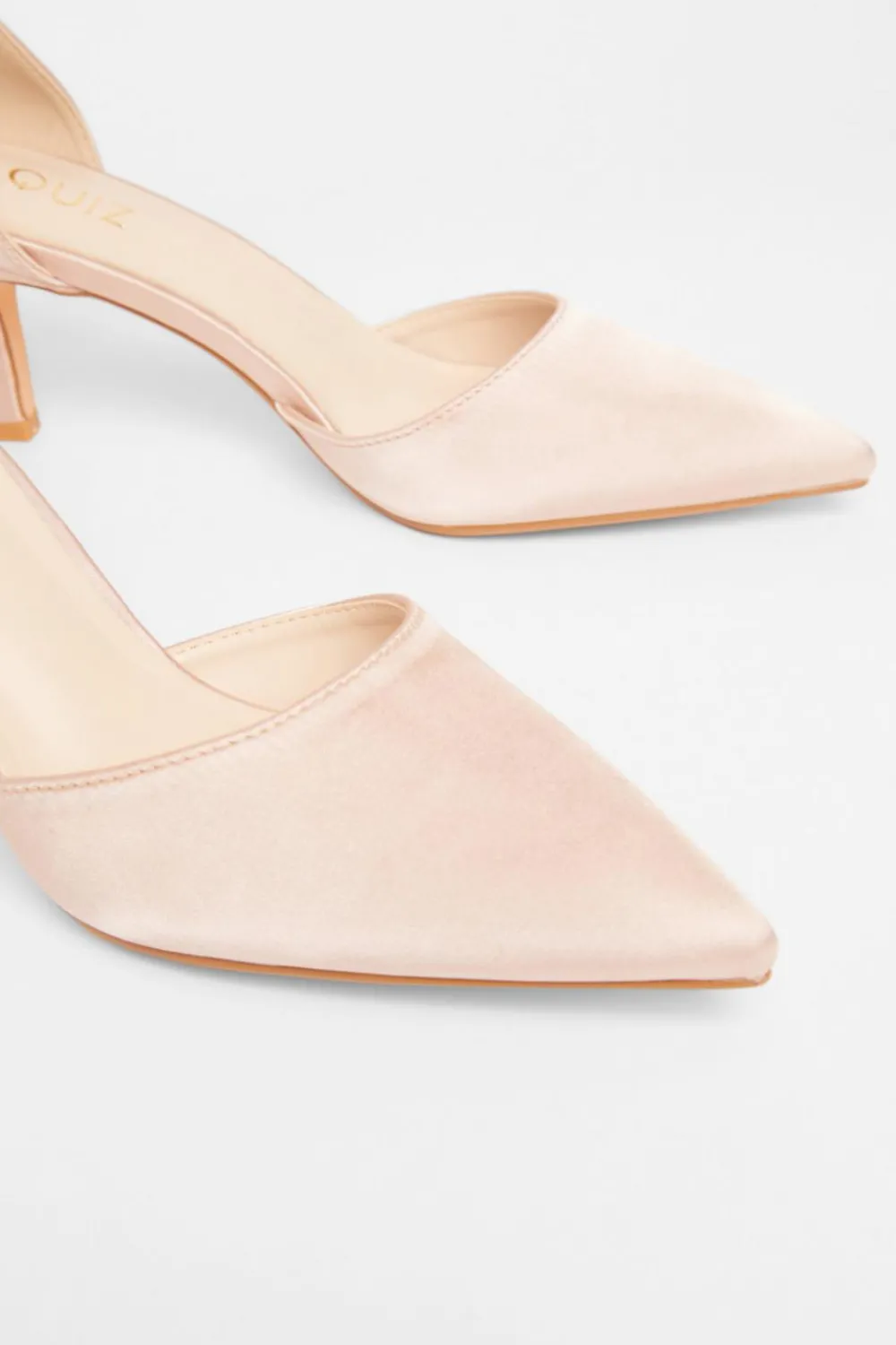 Quiz Shoe & Bag Sets|Occasion Shoes>Diamante Strap Court Heels