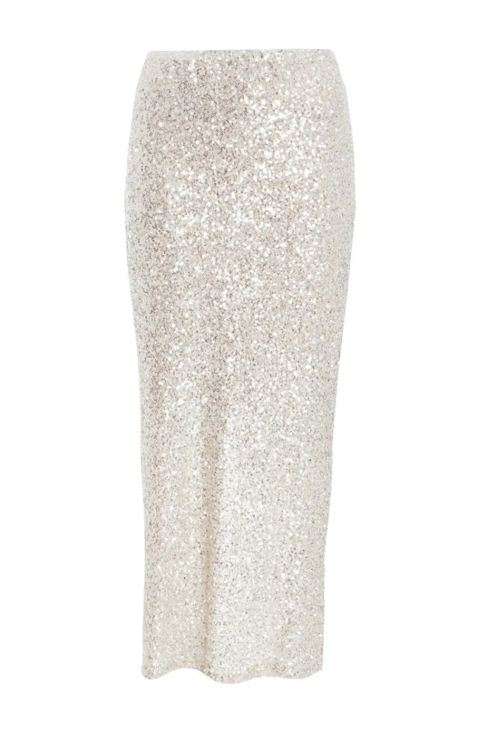 Quiz Skirts|Going Out>Champagne Sequin Maxi Skirt