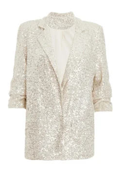 Quiz Jackets & Coats|Blazers>Sequin Tailored Blazer