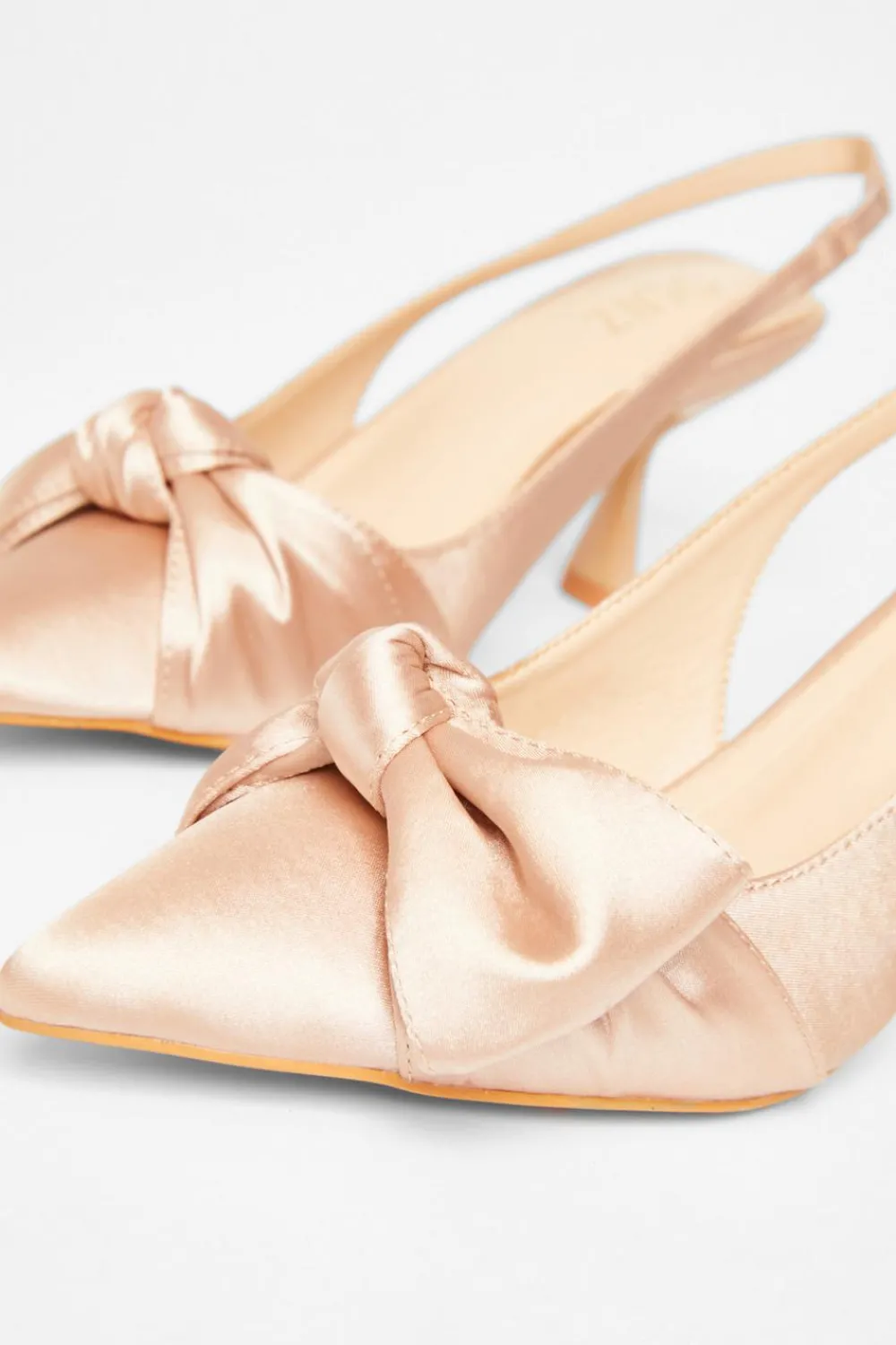 Quiz Occasion Shoes|Heels>Sling Back Bow Heels