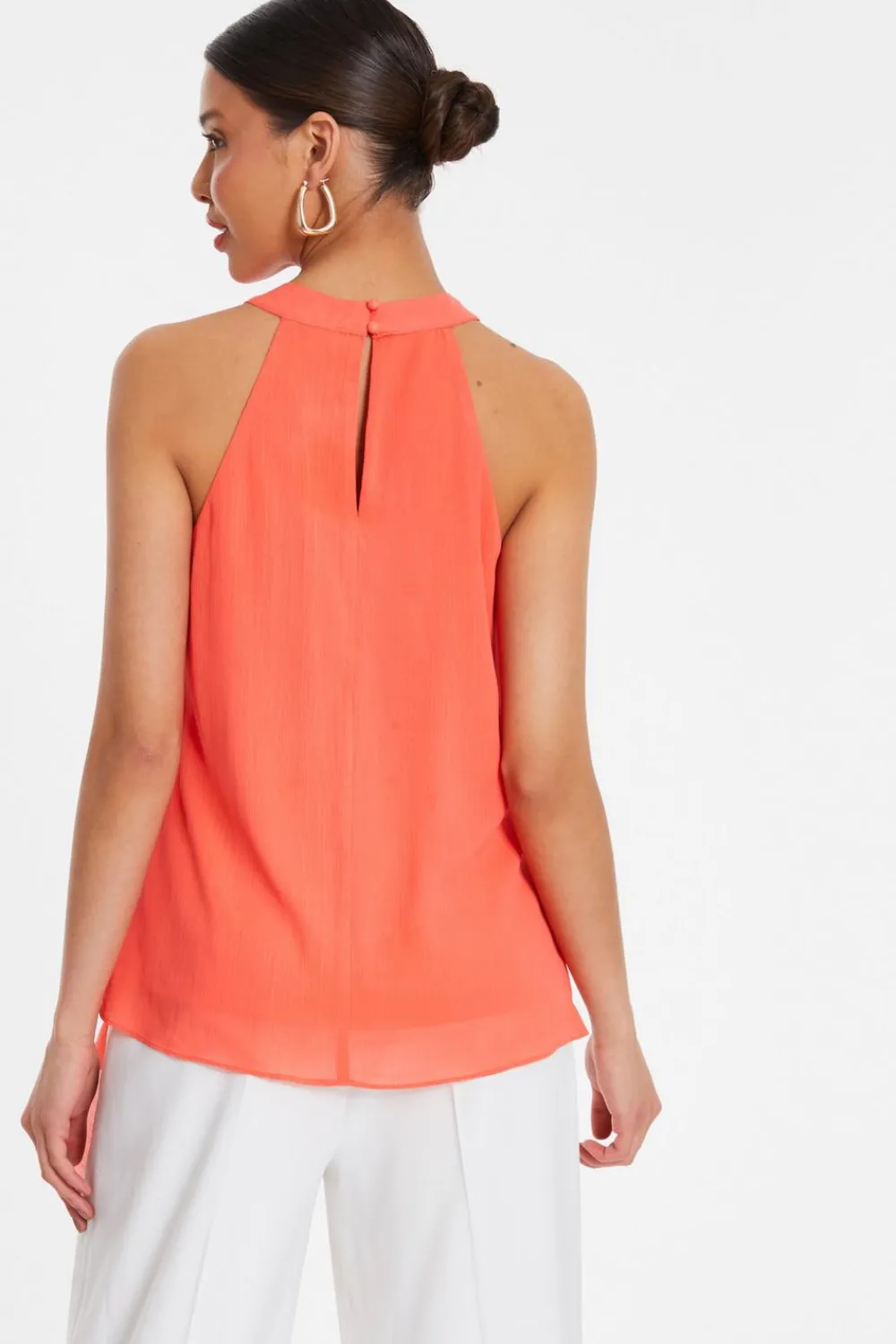 Quiz Summer Tops|Shirts & Blouses>Chiffon Frill Drape Top