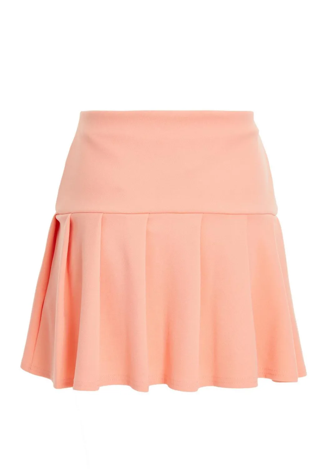 Quiz Skirts|Casual Clothing>Coral Pleated Mini Skirt
