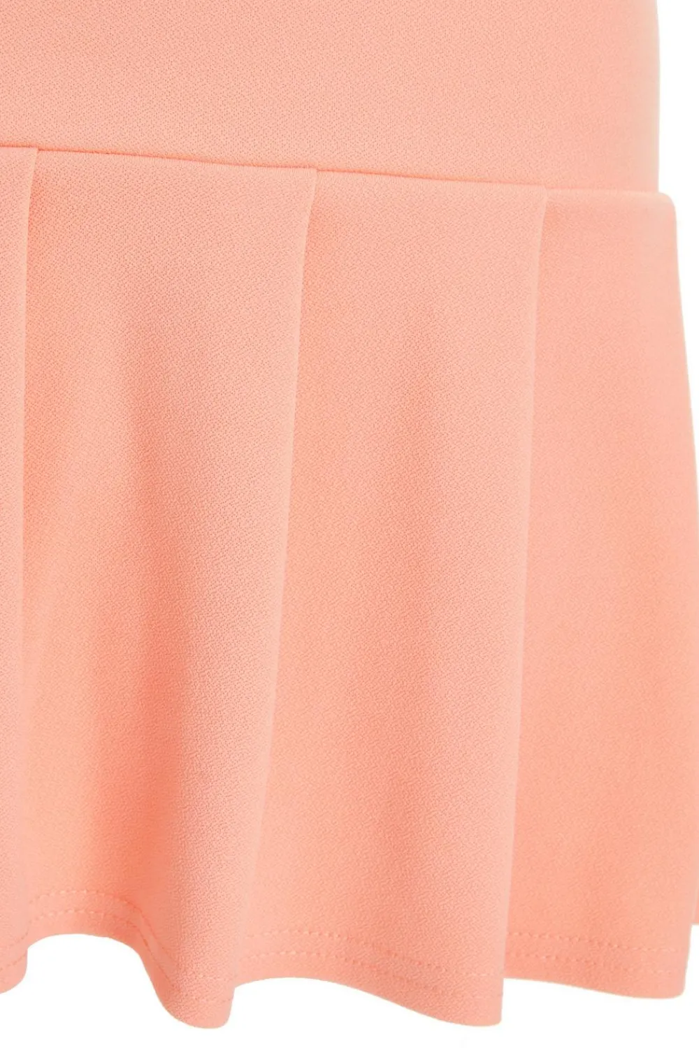 Quiz Skirts|Casual Clothing>Coral Pleated Mini Skirt
