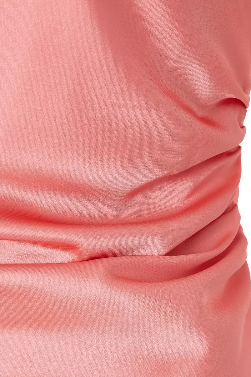 Quiz Summer Tops|Going Out Tops>Coral Satin Buckle Top